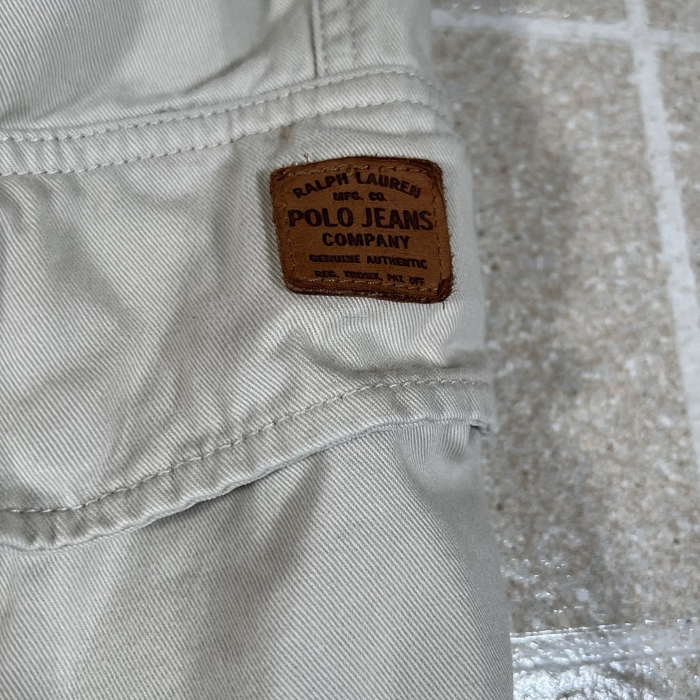 Vintage Ralph Lauren Polo Jeans Co RL67 Military Pant 38x30 Khaki Cargo Baggy - Picture 3 of 12